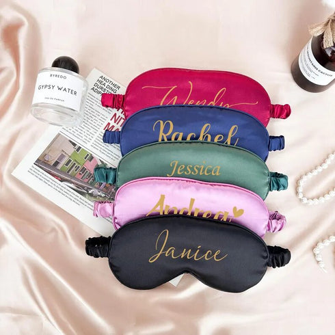 Personalized Bridesmaid Printed Eye Mask